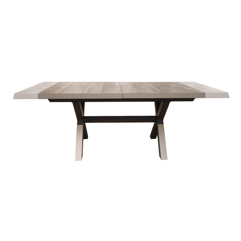 Royal Seasons Uitschuifbare tafel Marbella Taupe 163/203 x 93 x 76 cm