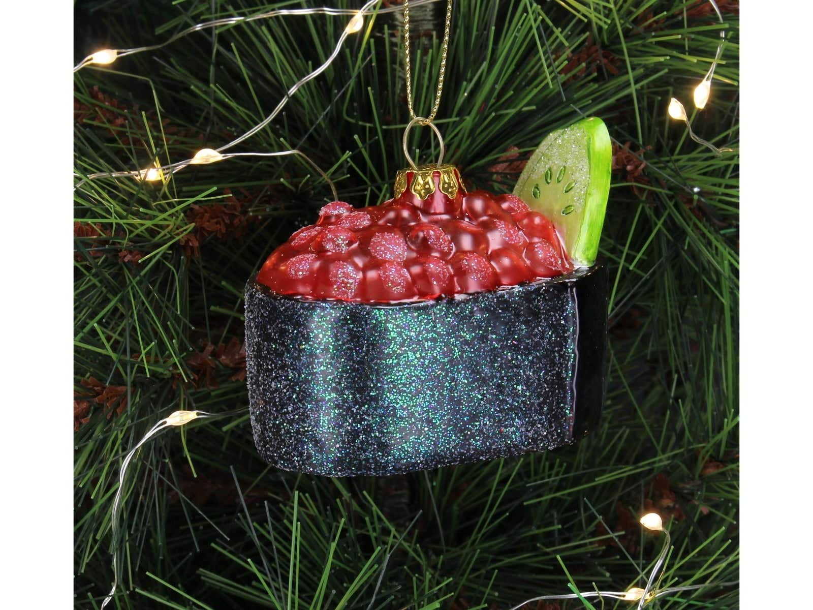 Kersthanger Sushi Glazen Mix 7 cm