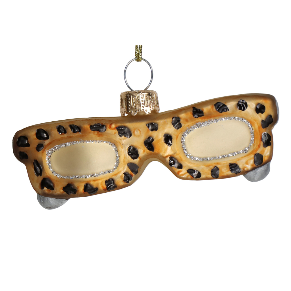 Kersthanger Zonnebril Glas Goud 7.7 cm