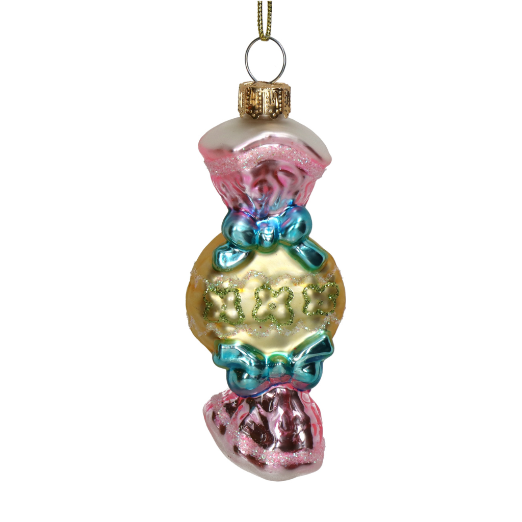 Kersthanger Snoepglas Multi 8.5 cm