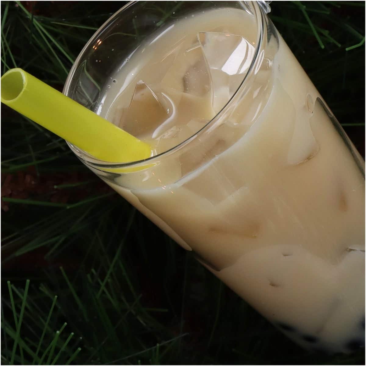 Kersthanger Bubbletea Glas Ivoor 10.2 cm