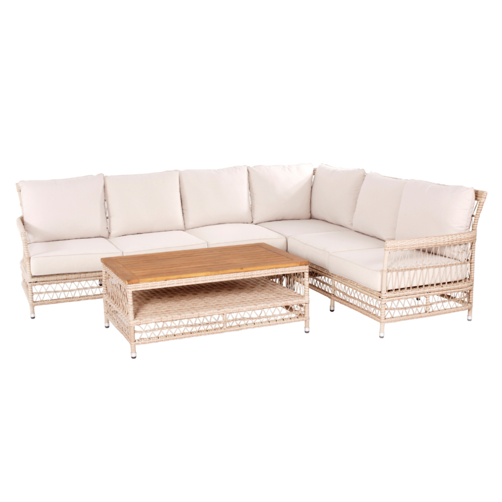 Royal Seasons Loungeset 6-zits Mauritius Naturel