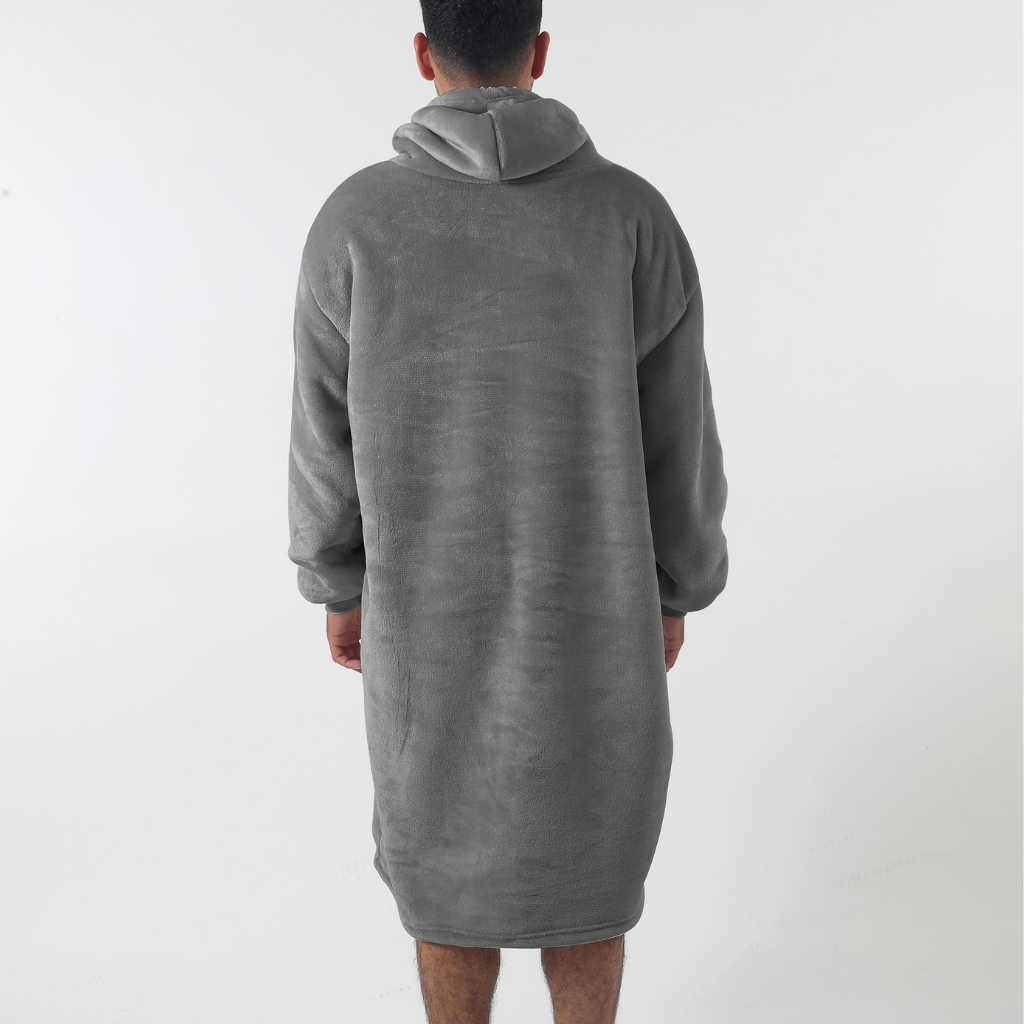 Dutch Decor Hoodie Sherry charcoal gray 170 x 110 cm