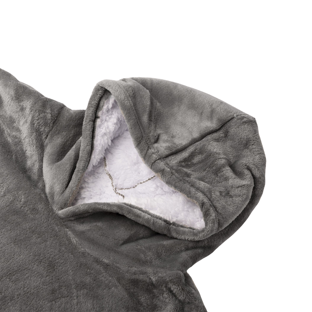 Dutch Decor Hoodie Sherry charcoal gray 170 x 110 cm