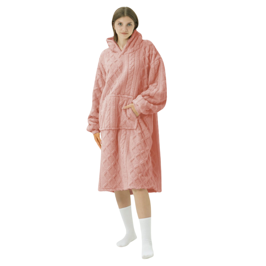 Dutch Decor Hoodie Sophie roze 170 x 110 cm