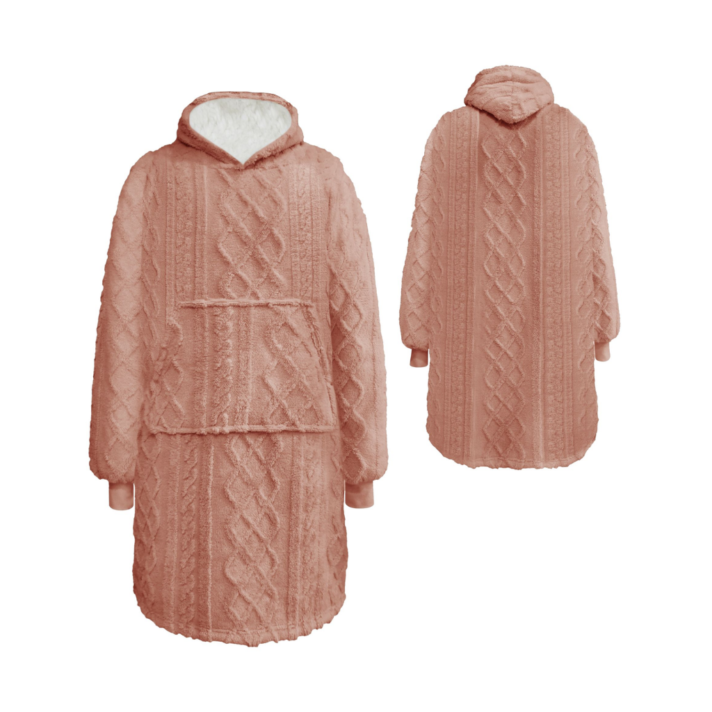 Dutch Decor Hoodie Sophie roze 170 x 110 cm