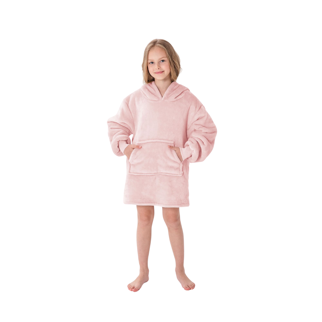 Junior Oversized Hoodie Pink dogwood 50 x 70 cm