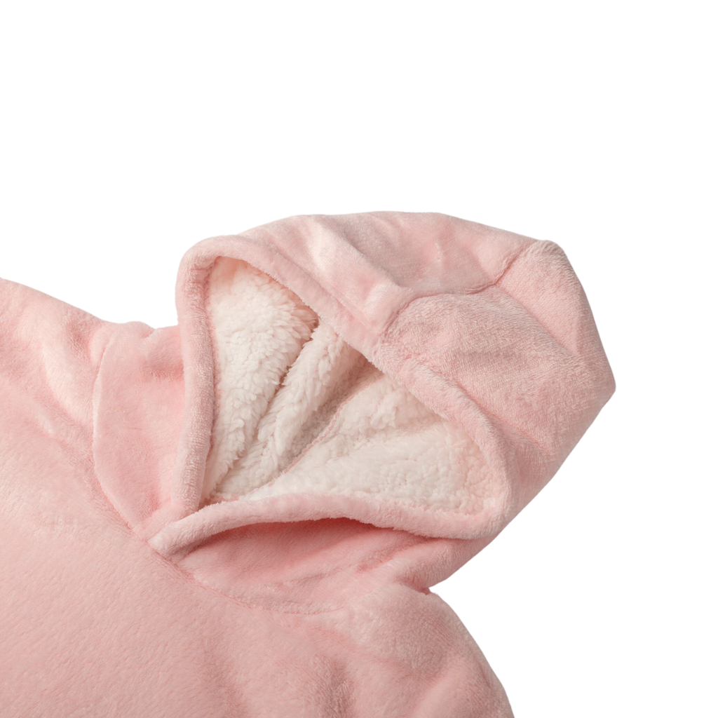 Junior Oversized Hoodie Pink dogwood 50 x 70 cm