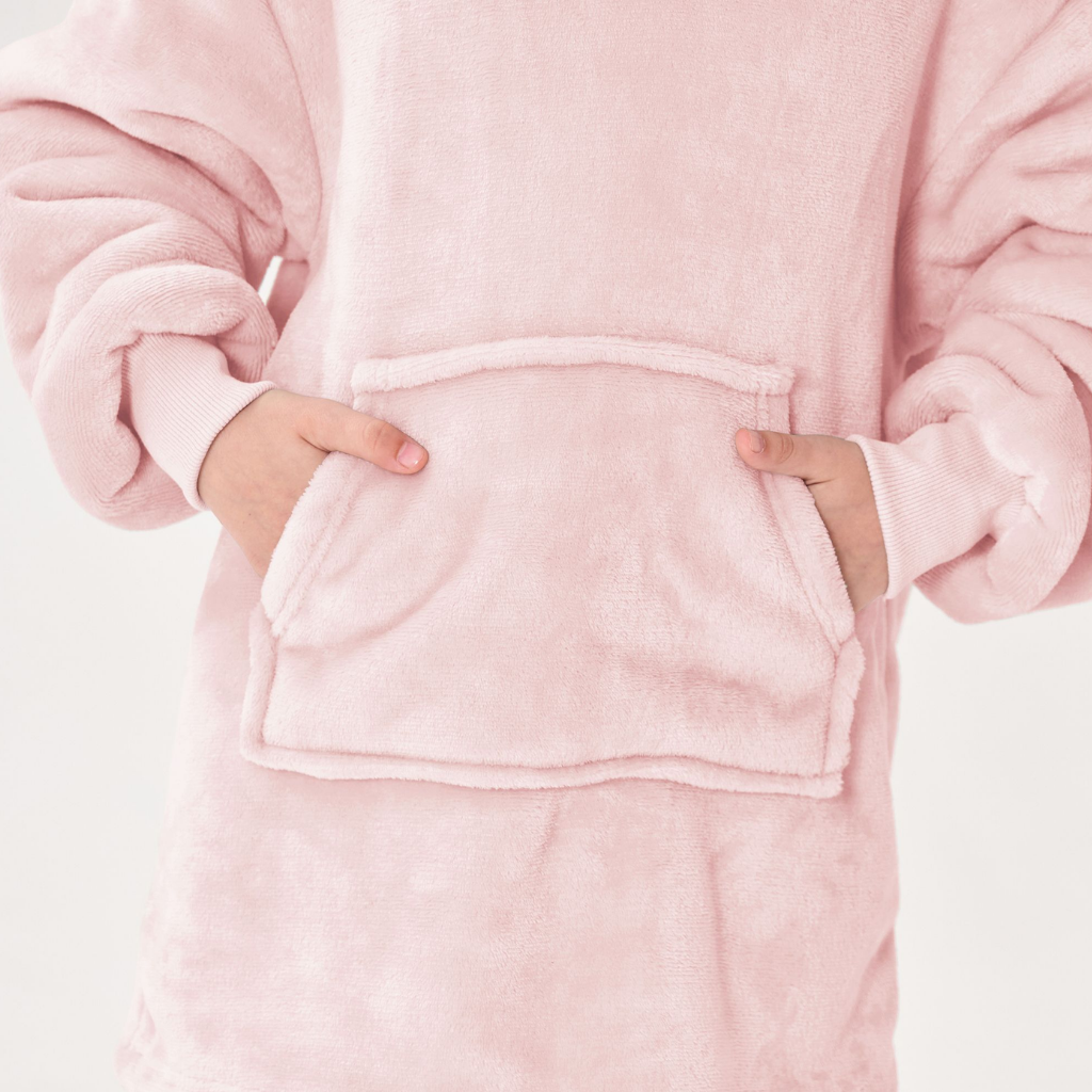 Junior Oversized Hoodie Pink dogwood 50 x 70 cm