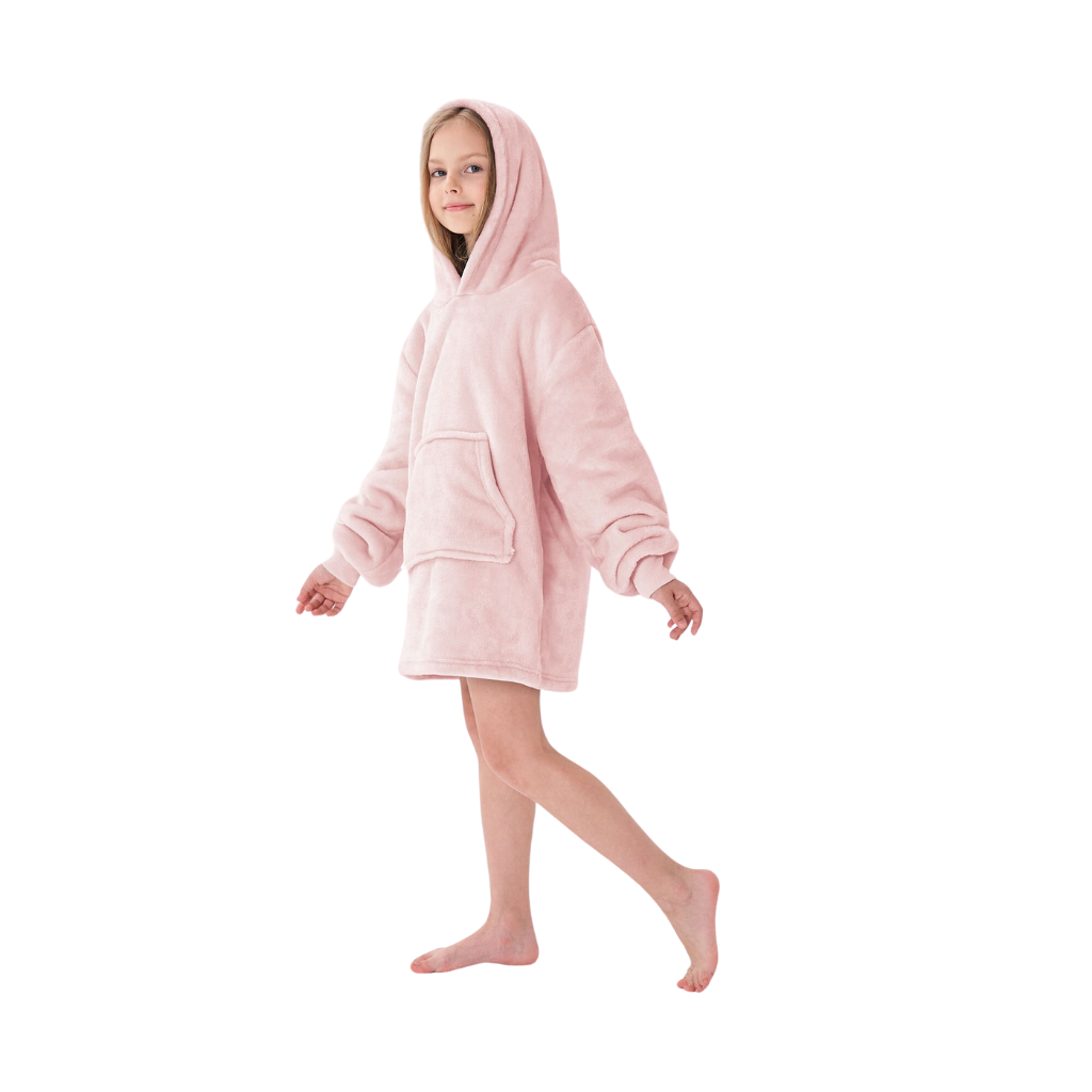 Junior Oversized Hoodie Pink dogwood 50 x 70 cm