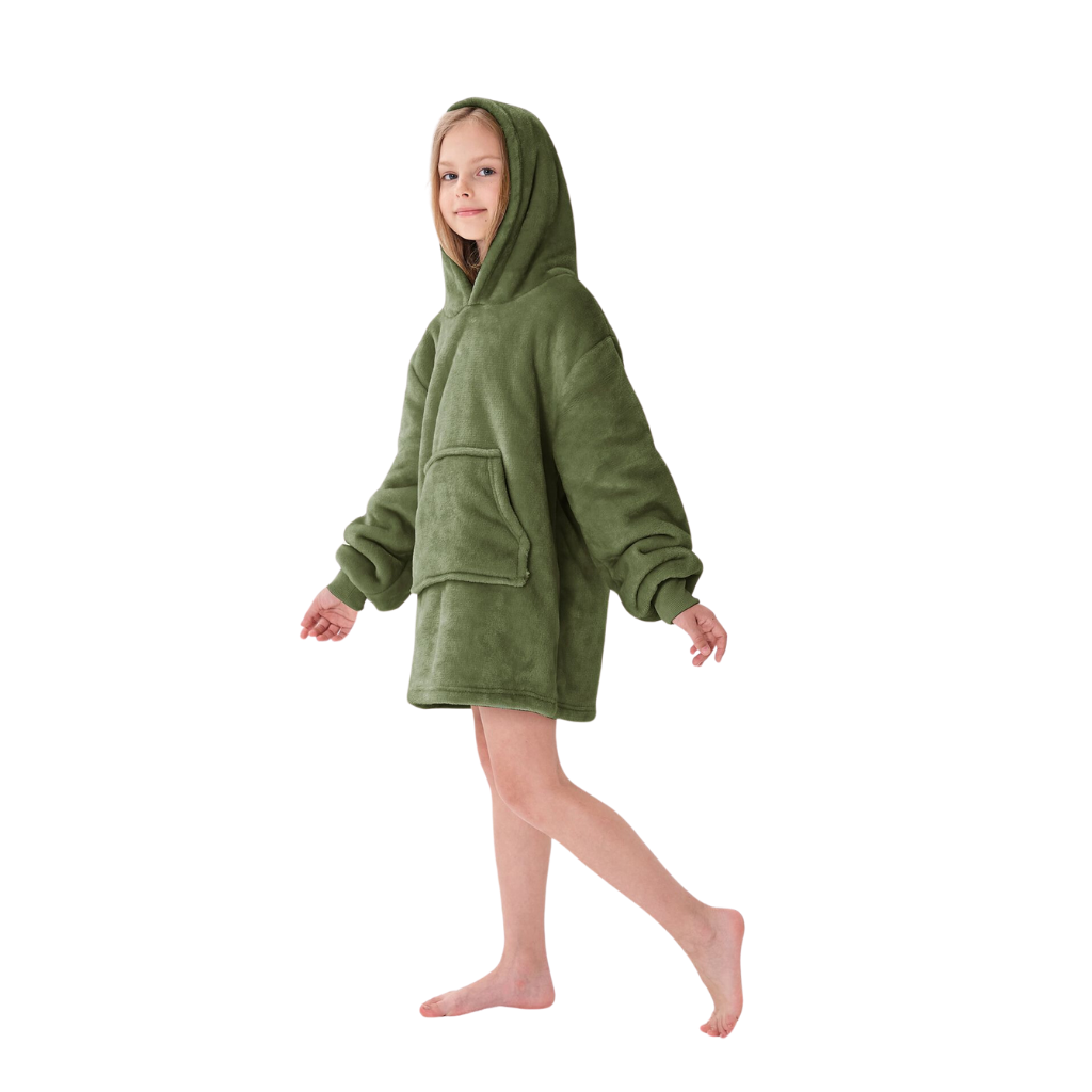Junior Oversized Hoodie groen 50 x 70 cm