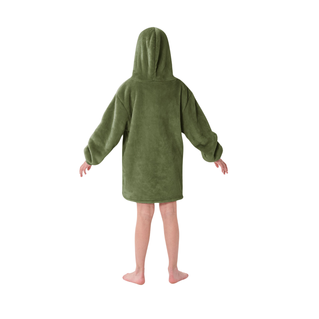 Junior Oversized Hoodie groen 50 x 70 cm