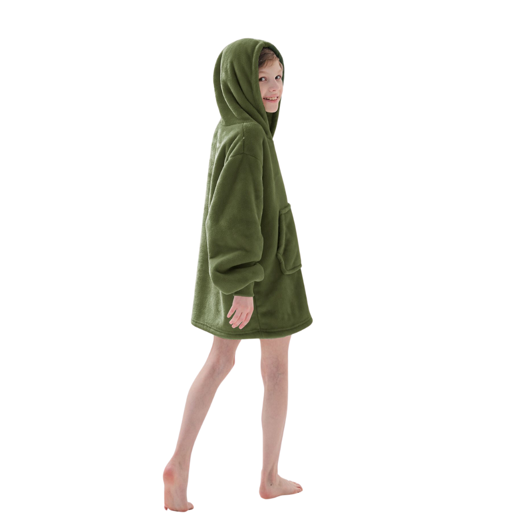 Junior Oversized Hoodie groen 50 x 70 cm