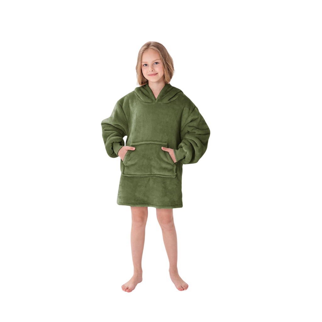 Junior Oversized Hoodie groen 50 x 70 cm