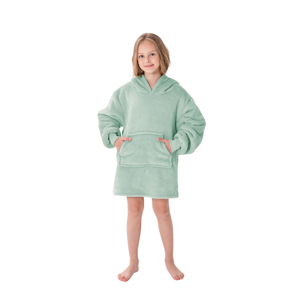Junior Oversized Hoodie jadeite 50 x 70 cm