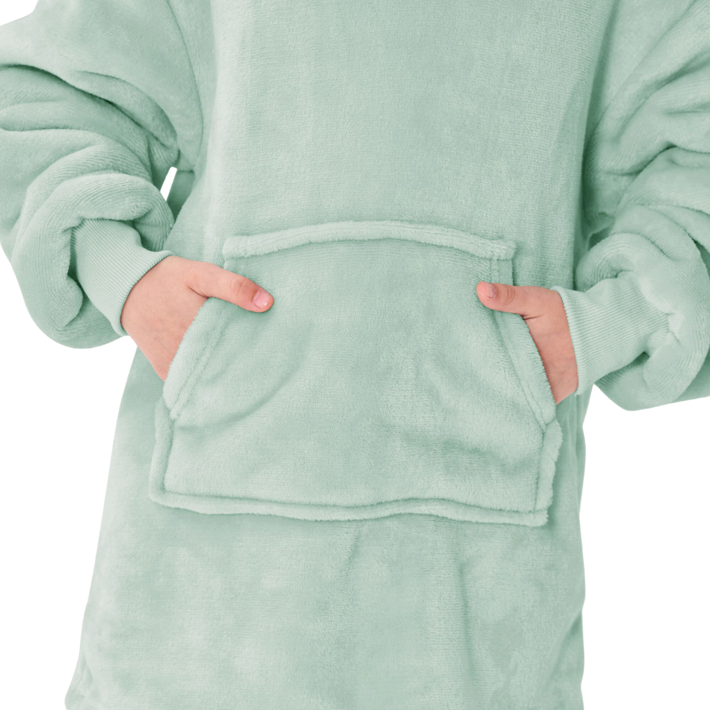 Junior Oversized Hoodie jadeite 50 x 70 cm