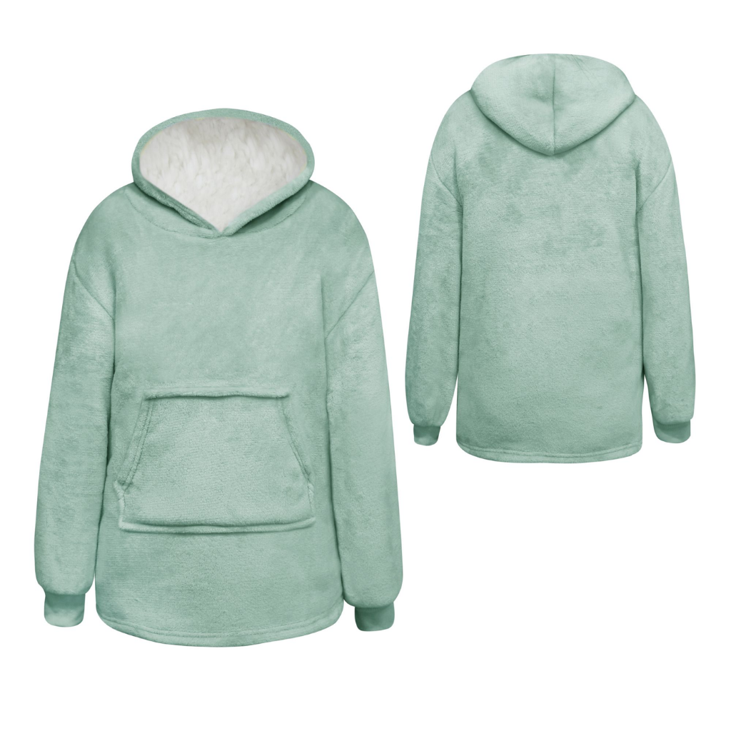 Junior Oversized Hoodie jadeite 50 x 70 cm