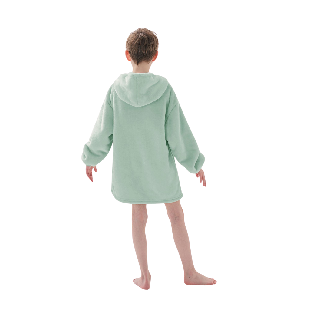 Junior Oversized Hoodie jadeite 50 x 70 cm