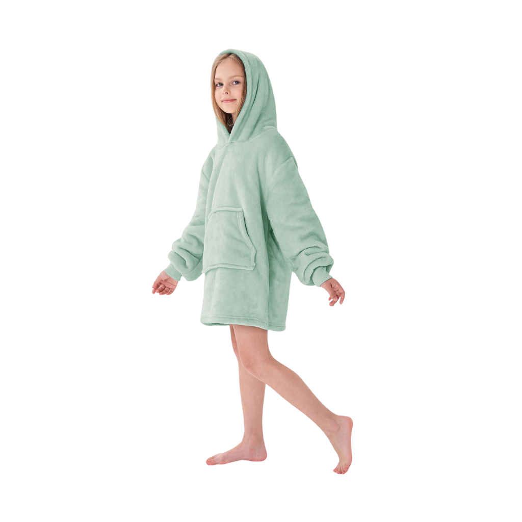 Junior Oversized Hoodie jadeite 50 x 70 cm