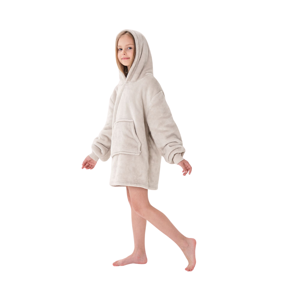Junior Oversized Hoodie pumice stone 50 x 70 cm