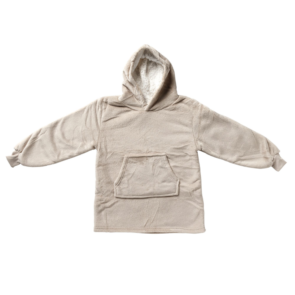 Junior Oversized Hoodie pumice stone 50 x 70 cm