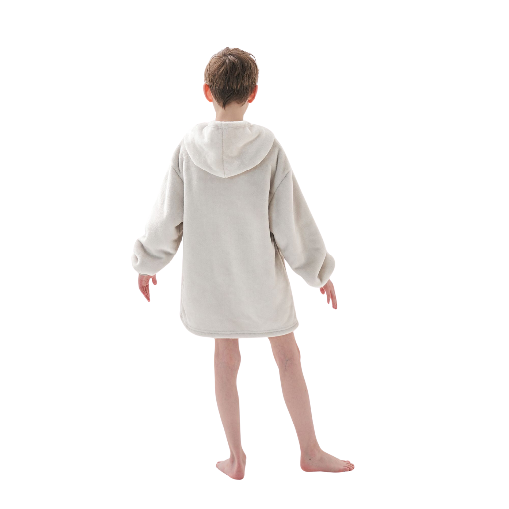 Junior Oversized Hoodie pumice stone 50 x 70 cm
