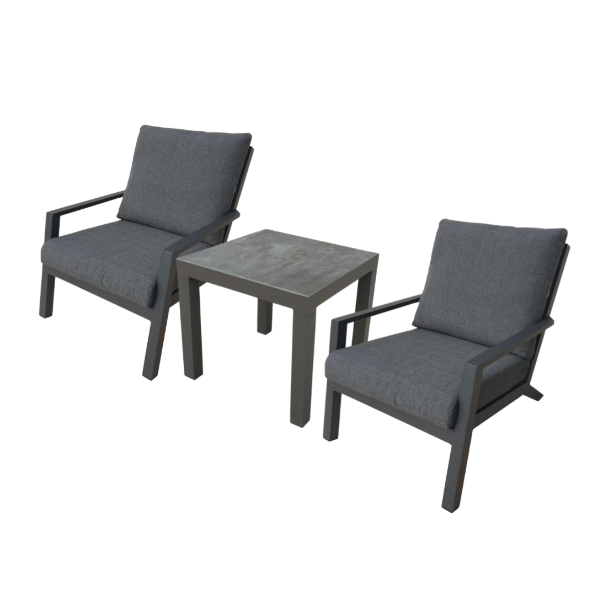 Royal Seasons Loungeset 2-zits Cannes Antraciet