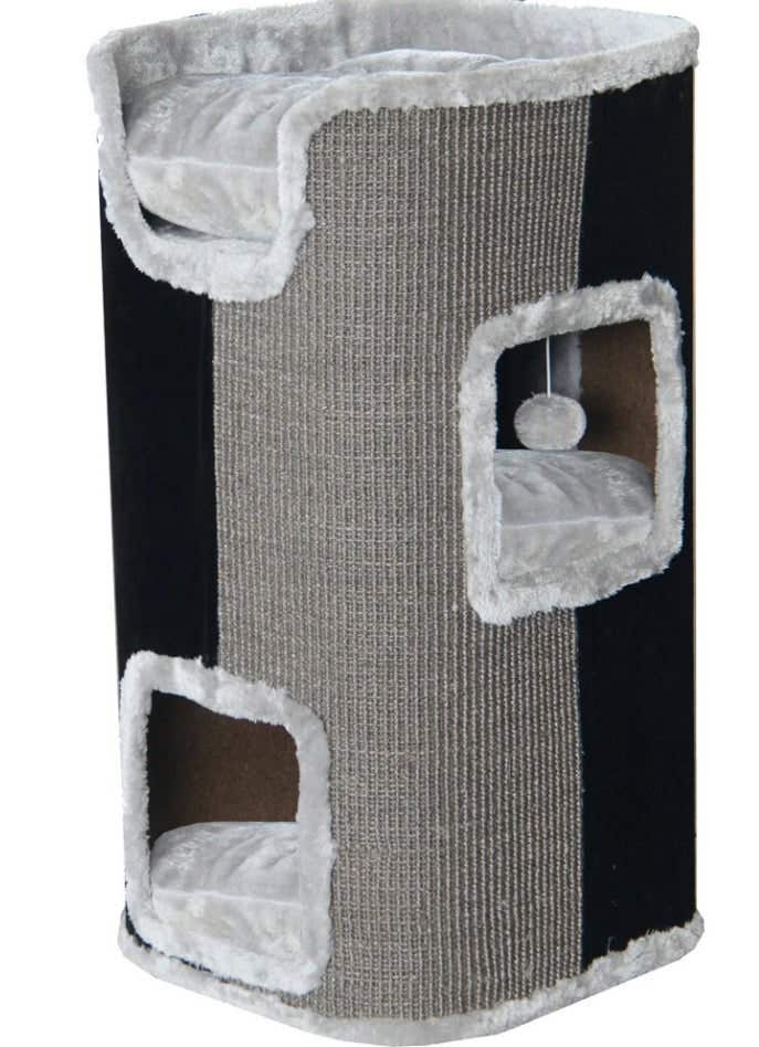 Krab/Klimmeubel 2 Gaats Grijs/Zwart 75cm