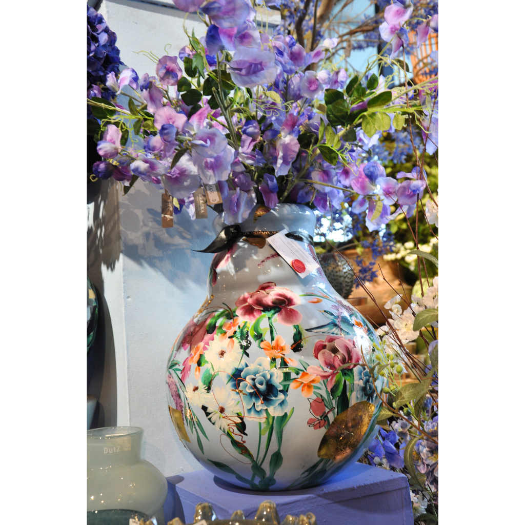 Kunst van Sharon DE Vaas Wit