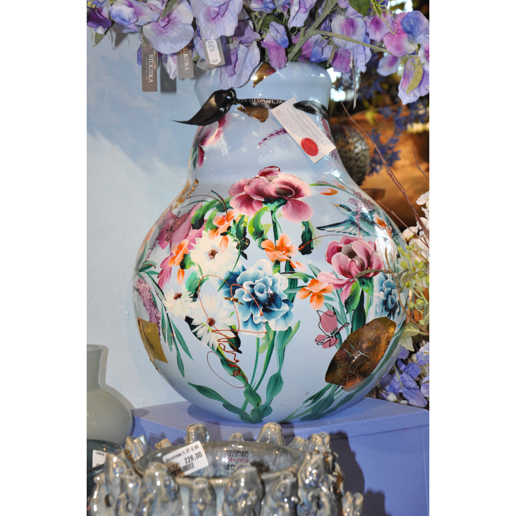 Kunst van Sharon DE Vaas Wit