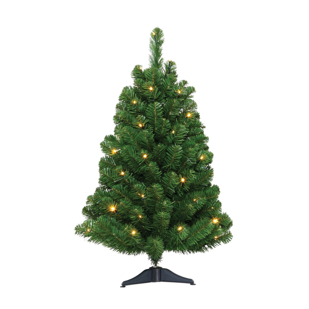Startree tafel kunstkerstboom Artic spruce met verlichting 90 cm