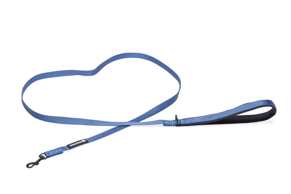 Beeztees kattentuigje met lijn Parinca blauw M/L 26-31 cm