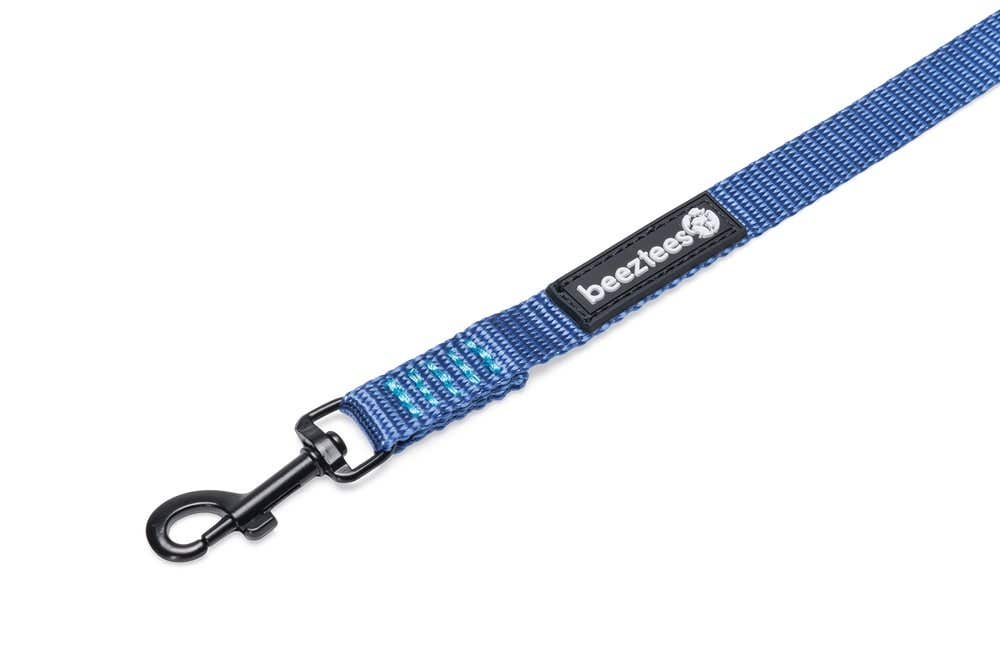 Beeztees kattentuigje met lijn Parinca blauw M/L 26-31 cm