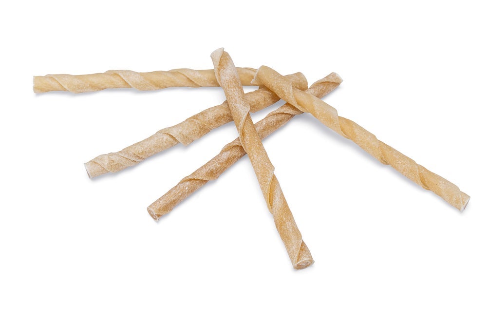 Beeztees hondensnack kauwstaafjes rund 9/10 mm 100 stuks