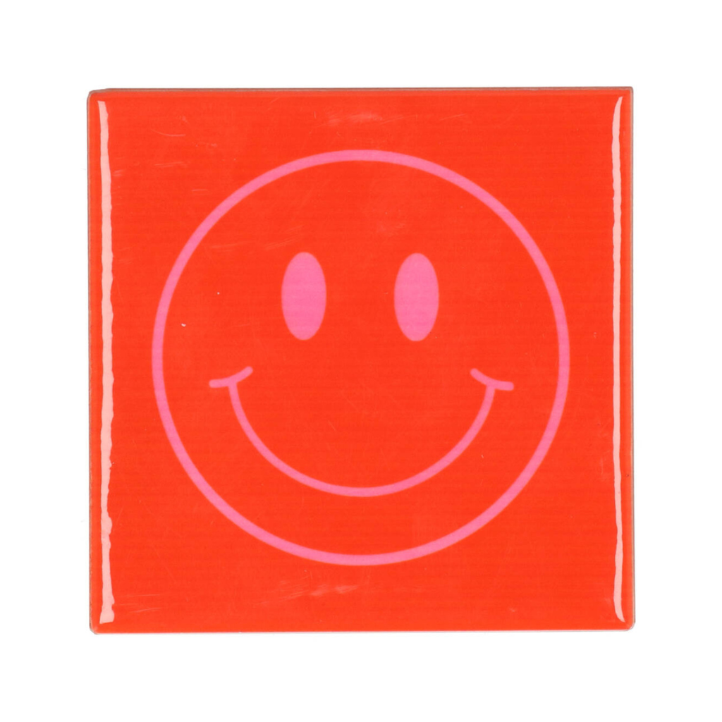Tegel Smiley Oranje 10 x 10 cm