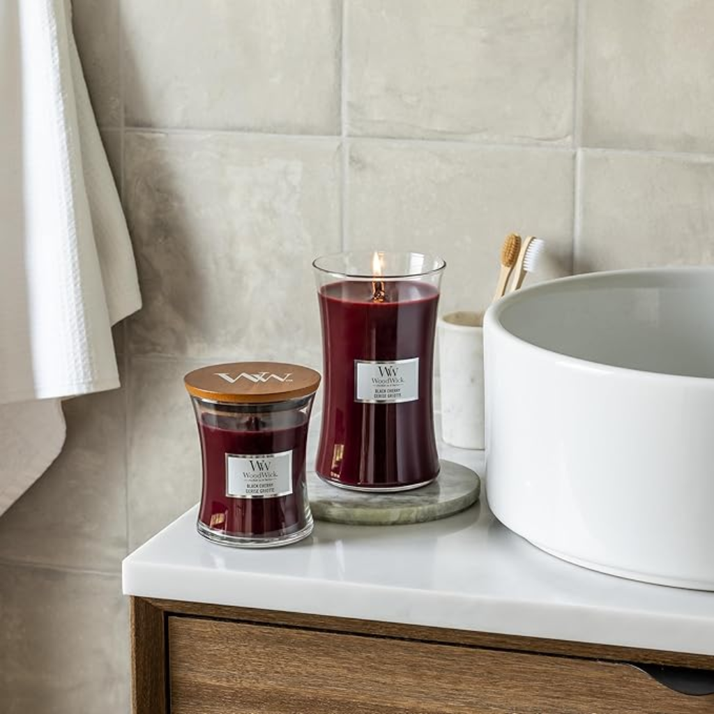 WoodWick Black Cherry Mini Candle