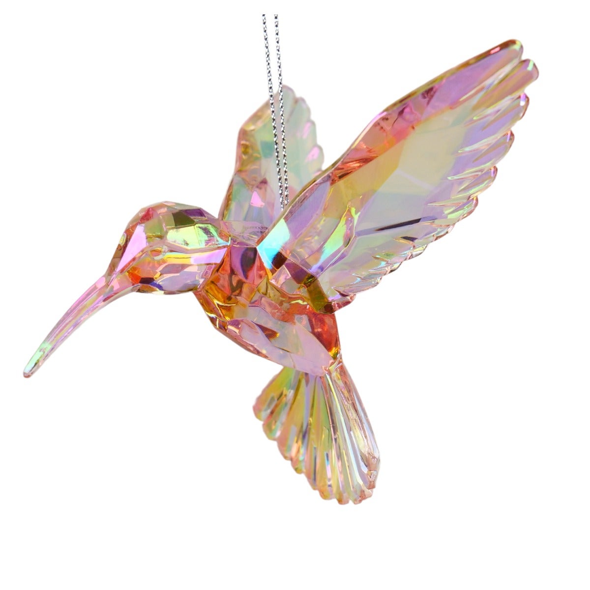 Kurt Adler kersthanger Hummingbird lichtoranje