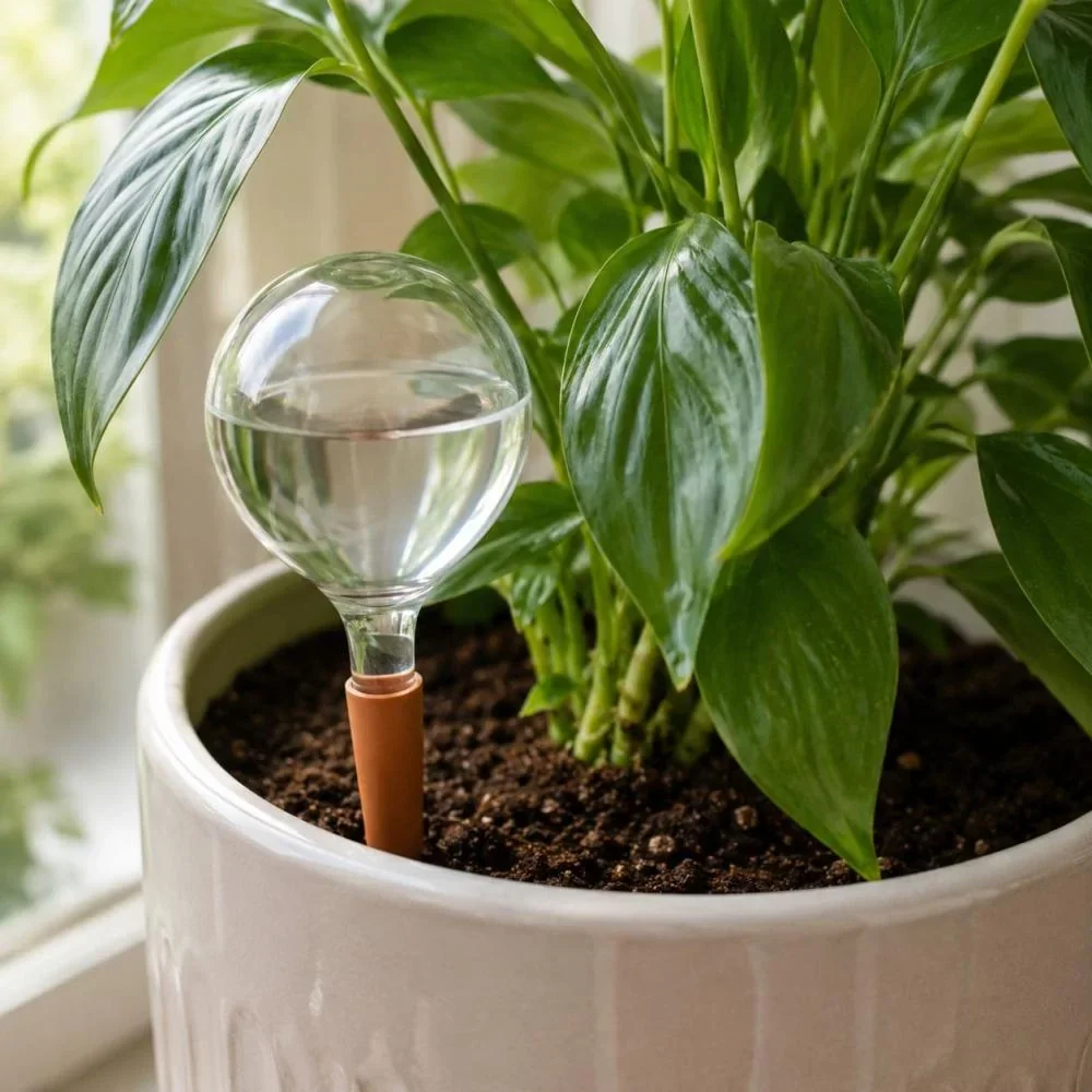 kamerplant met druppelaar