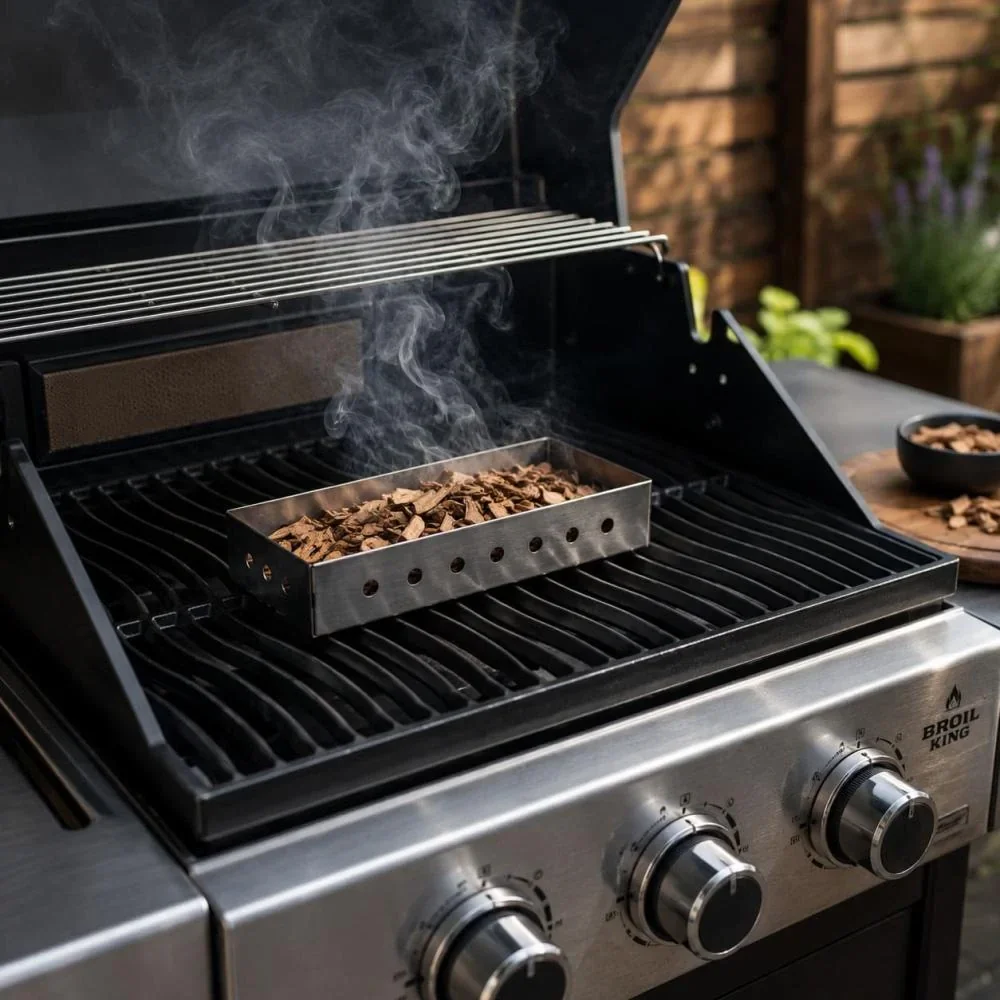 smokerbox gebruiken op gas BBQ