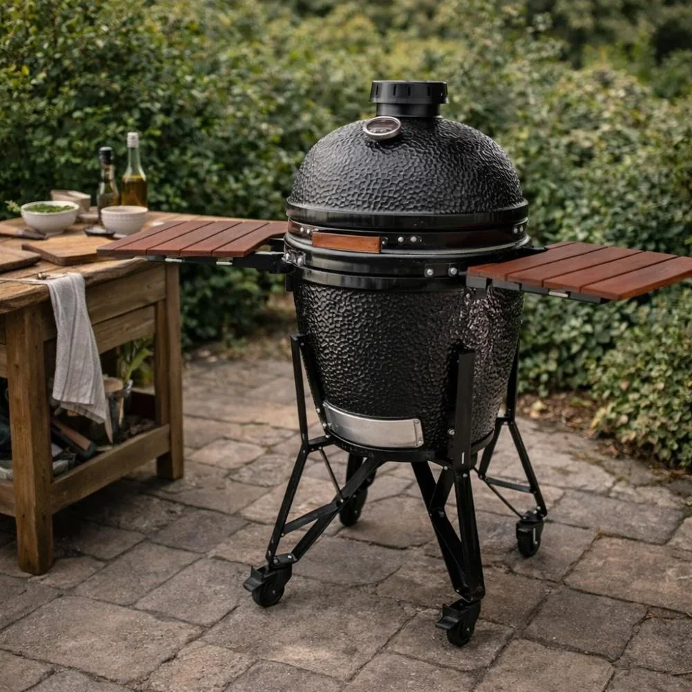 Kemado-barbecue met vlees op de barbecue