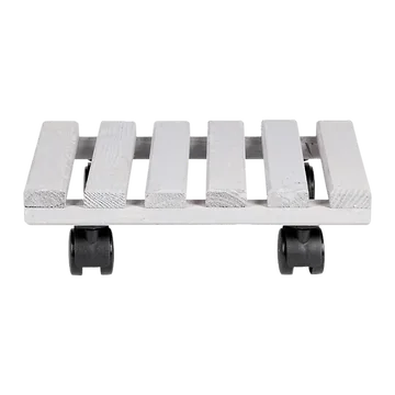 Esschert Design Plantentrolley Vierkant Grijs 29 cm
