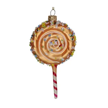Kersthanger Lolly Glas Multi 13.4 cm