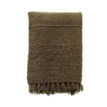 Dutch Decor Plaid Senna military olive 140 x 180 cm