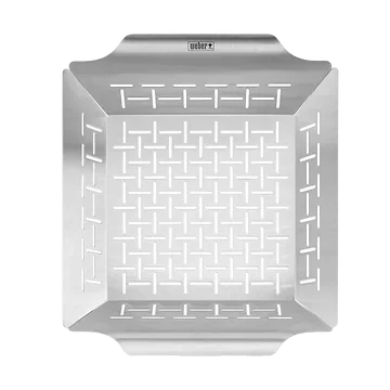 Weber Grillkorf Deluxe Groot RVS 35 x 29.5 x 6 cm