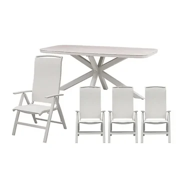 Royal Seasons Diningset 4-zits La Palma Zand