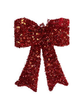 Strik glitter 10 LED lampjes champagne 18 x 23 cm