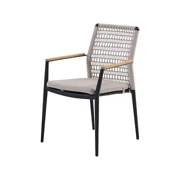 Royal Seasons Eettafelstoel Portland Zwart 56 x 60 x 82.5 cm