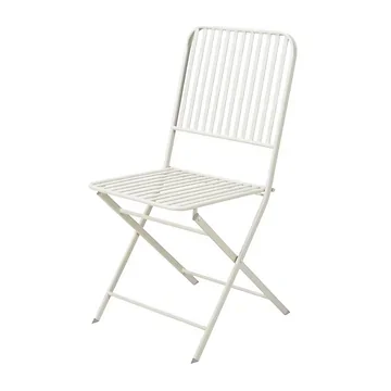 Pro Garden Bistrostoel Ambiance Metaal Wit 48 x 45 x 93 cm