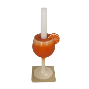 De Bosrand Kaarsenhouder Aperol Spritzer 11 x 10 x 9 cm