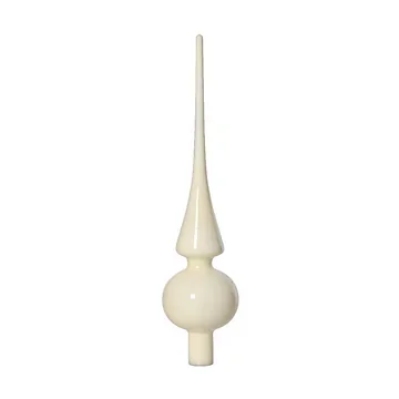 Decoris Piek glas wolwit glanzend 26 cm